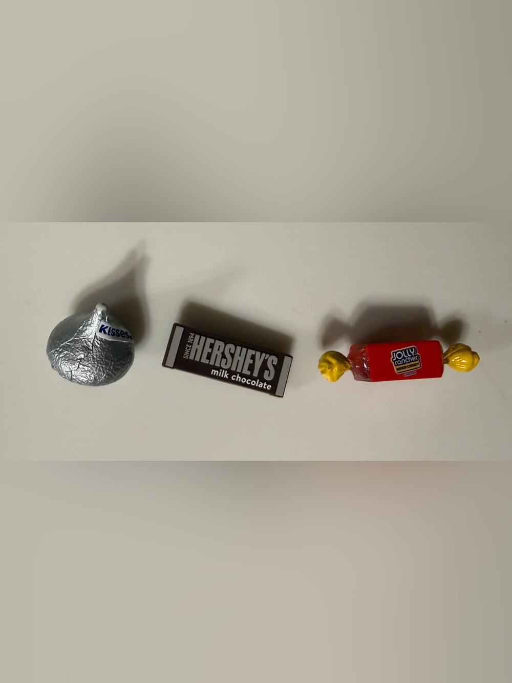 Jibbitz Candy Charms Trio - Silver, Black, Red & Yellow